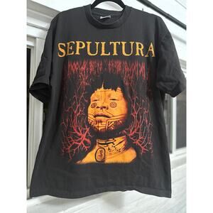 Sepultura Roots Brazilian Metal Vintage Reprint T-shirt Tultex